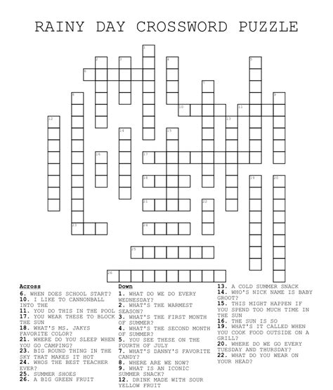 Find the latest <strong>crossword</strong> clues from New York Times Crosswords, LA Times Crosswords and many more. . Rainy day accounts crossword